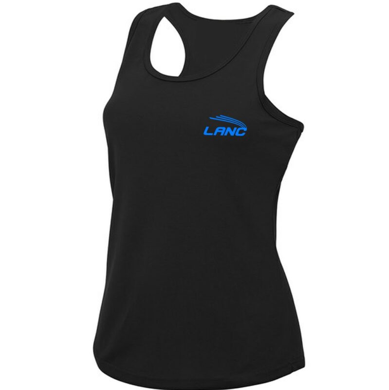 Leeds Athletic Netball Club Ladies Black Vest Sports FX