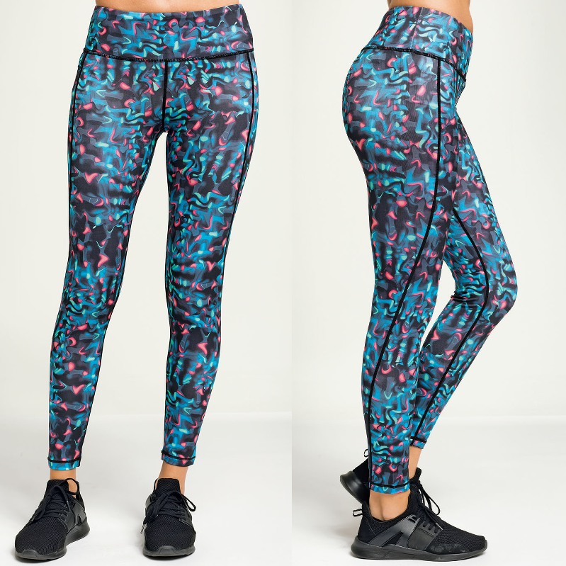 TriDri Ladies Performance Neon Marine Leggings