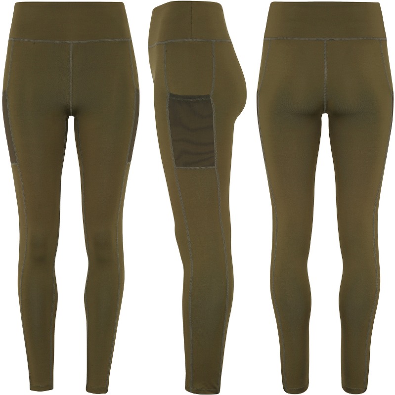 TriDri Ladies Performance Mulberry Compression Leggings - Image 2