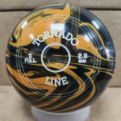 Metrolux Tornado Line Orange & Black Marble Bowls