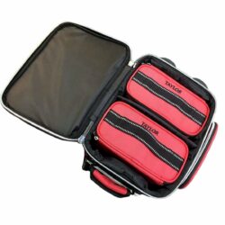Taylor Bowls Compact Red Trolley Bag Inside